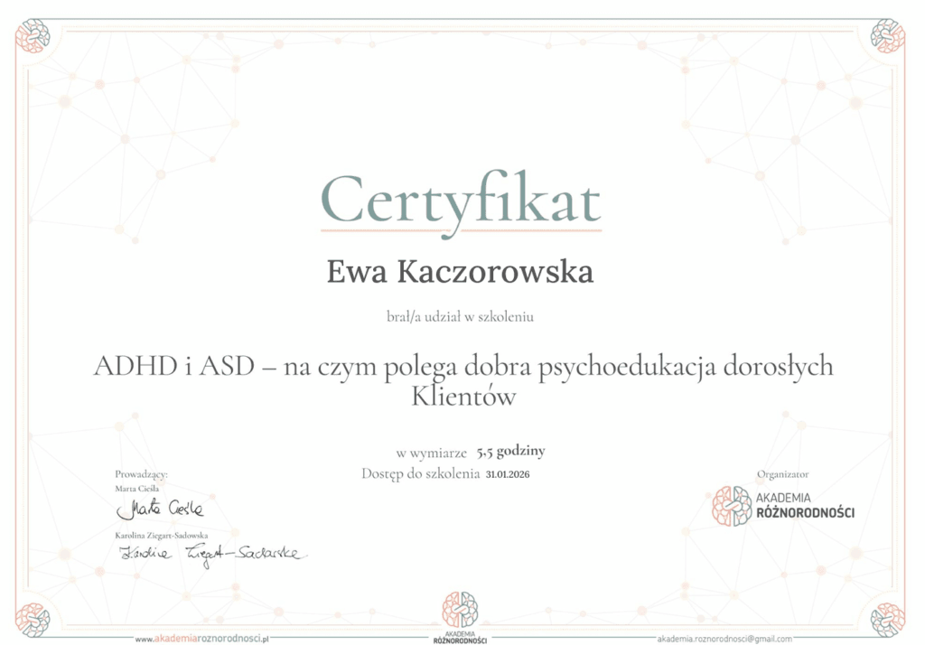 psychoedukacja dorosłych