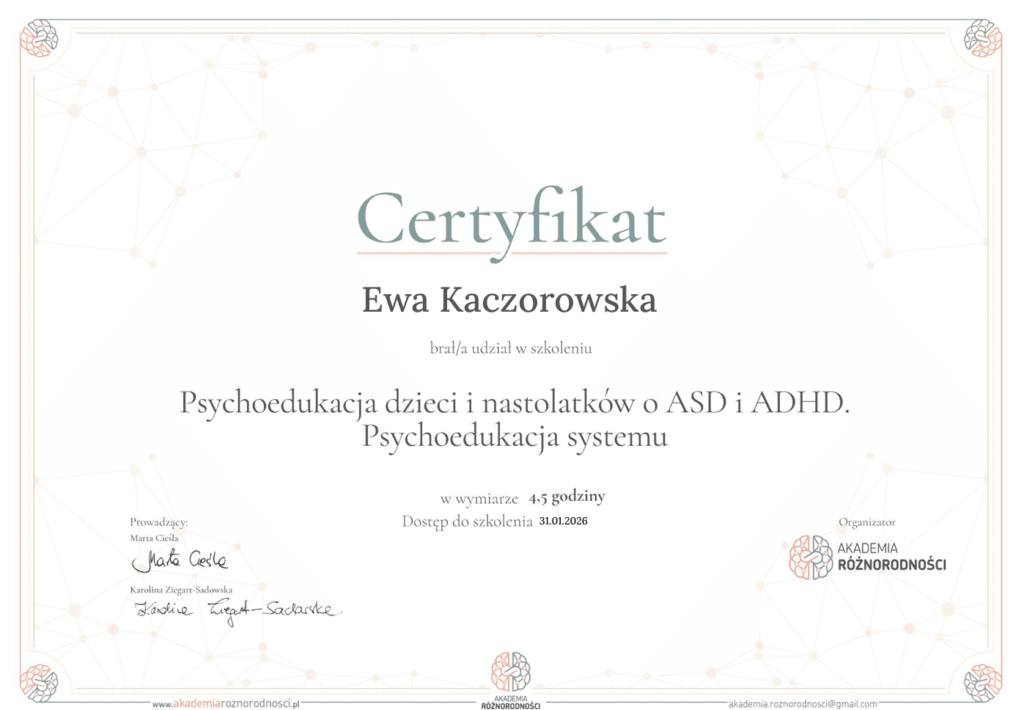 psychoedukacja dzieci